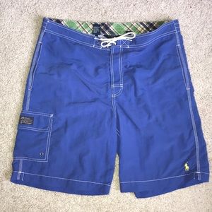 Polo swim trunks